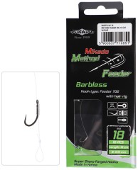 8ks - Hotový Náväzec Mikado Method Feeder 10cm Bez Protihrotu S Vlascem Vel. 16