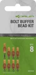 8ks - Korálky Korum Smokescreen Bolt Buffer Bead Kit