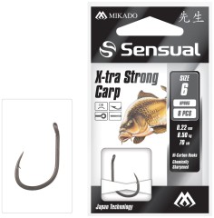 8ks - Navázané Háčky Mikado Sensual X-Tra Strong Carp