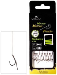 8ks - Návazec Mikado Method Feeder 10cm Bez Protihrotu 0,12mm