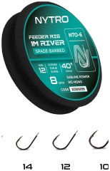 8ks - Návazec Nytro Feeder River 100cm Velikost 12/0,17mm
