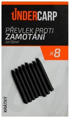 8ks - Převleky UnderCarp Proti Zamotání Zatížený Krátký 30mm