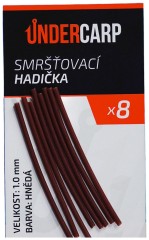 8ks - Smršćena Cijev UnderCarp Smeđa 1,0mm