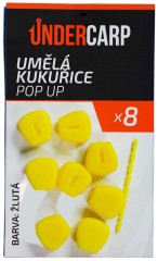 8ks - Umelá Kukurica Pop Up UnderCarp Žltá 8ks - Umelá Kukurica Pop Up UnderCarp Žltá