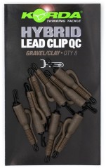 8ks - Závesky na Záťaže Korda QC Hybrid Lead Clip Gravel/ Clay