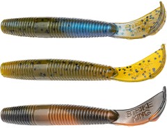 9 kom - Gumena Mnogička Strike King Rage Cut-R Worm 7,5 cm