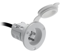 Adapter Minn Kota MKR-23 AC Power Port Bijeli