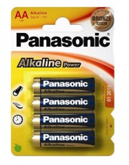 Baterije Panasonic Power Alkaline Bronz 1,5V AA (4 kom u pakiranju) tzv. olovčane