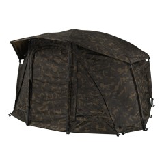 Bivak Fox Frontier X Camo + Přehoz Camo Vapour Peak