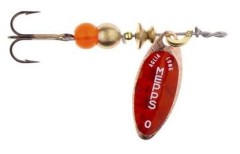 Blyskáč Rotačný Mepps Aglio Long Medená Červená