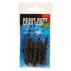 Bočni Ovjes Giants Fishing Heavy Duty Lead Clip Zeleni 10ks