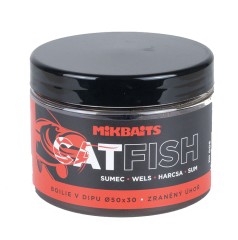 Boilie Mikbaits Catfish Sumec Séria - Pečeň Halibut 500ml Boilie Mikbaits Catfish Sumec Séria - Pečeň Halibut 500ml