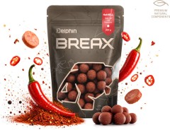 Boilies Delphin BreaX HotHELL Robin Red-Chilli-Fr.Klobása