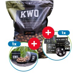 Boilies KWO Squid Special 20mm 5kg + Tvrdi Boilies i Naljepnice Besplatno