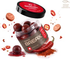 Boilies v Dipe Delphin BreaX/HotHELL Robin Red-Chilli-Fr.Klobása