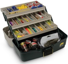 Box Plano Eco-Friendly Three-Tray Tackle Box Green/Sandstone Box Plano Eco-Friendly Three-Tray Tackle Box Green/Sandstone