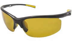 Brýle Mistral Polarizační Černé se Žlutými Půl Obroučkami