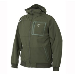 Bunda Fox Collection Green/Silver Shell Hoodie Veľkosť M