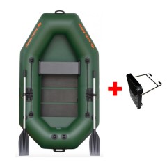 Čamac Kolibri K-220 T Lamelna Podnica Zeleni + Držač Motora