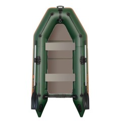 Čamac Kolibri KM-245 D Čvrsti Pod Well Inflatable Kiel Zeleni