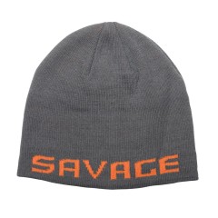 Čepice Savage Gear Logo Beanie Rock Grey/Orange Čepice Savage Gear Logo Beanie Rock Grey/Orange