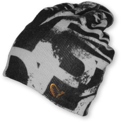 Čepice Savage Gear Printed Beanie Black/Grey