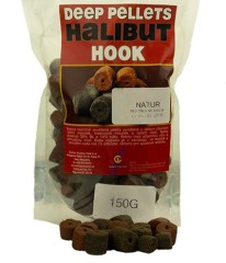 Chytací Pelety Vaďo s Dierkou Deep Pellet Halibut Dipované 150gr Mušle