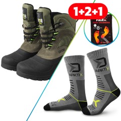 Čizme Delphin Gator Veličina 46 + 2x Termo Čarape Delphin ArktiX + Grijač