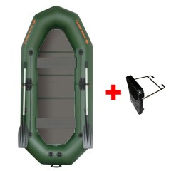 Čln Kolibri K-290 T Profi Pevná Podlaha Zelený + Držiak Motora