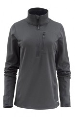 Damska majica Simms Wms Fleece Midlayer 1/2 Zip Raven