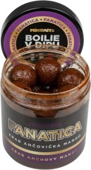 Dipované Boilie Mikbaits Fanatica - Krab Ančovička Mango