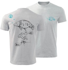 Dječja majica Giants Fishing siva Kaprić