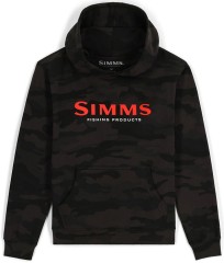 Dječja majica Simms Kid's Logo Hoody Woodland Camo Carbon