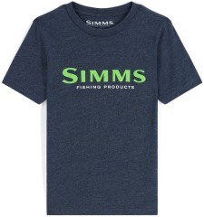 Dječja majica Simms Kids Logo T-Shirt Harbor Blue