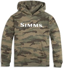 Dječja Mikina Simms Dječji Logo Hoody Woodland Camo