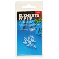 Držač Mamaca Giants Fishing Elements Pop-Up Pegs Clear 10kom