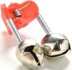 Dvojitá Rolnička Hell-Cat s Klipem Červená