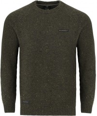 Džemper Korda Mindset Fisherman Knitted Sweater Dark Olive