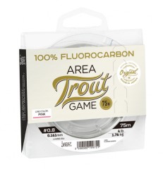 Fluorocarbon Lucky John Area Trout Game Ružičasta Linija 75m