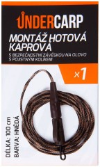 Gotov Predvez UnderCarp šaranski sa sigurnosnom kopčom za olovo s osiguračem smeđi