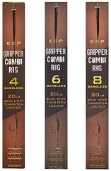 Gotovi Kaprovi Rigs ESP Gripper Combi Brown Barbless Gotovi Kaprovi Rigs ESP Gripper Combi Brown Barbless