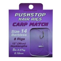 Gotovi Predvez Drennan Carp Match Pushstop Hair Rigs