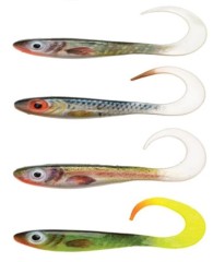 Gumeni Mamac Abu Garcia McPerch Curly Svartzonker Real 11cm