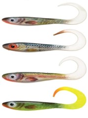 Gumeni Mamac Abu Garcia McPerch Curly Svartzonker Real 8cm