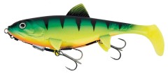 Gumová Nástraha Rage Replicant Shallow UV Firetiger 18cm 65gr