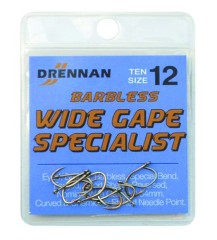 Háček Drennan Wide Gape Specialist Bez Oštrice