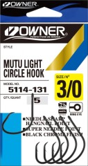 Háček Owner Mutu Light Circle Hook 5114