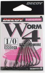 Háčik Decoy Čeburaška Strong Wire Hook Worm4
