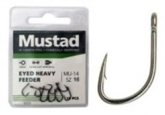 Háčik Mustad Long Point Eyed Barbed Feeder 60333LP 10ks Veľkosť 10