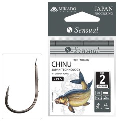 Háčiky Mikado Sensual Chinu s protihrotmi Čierny nikl